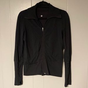 Lulu Lemon Black Zip-Up